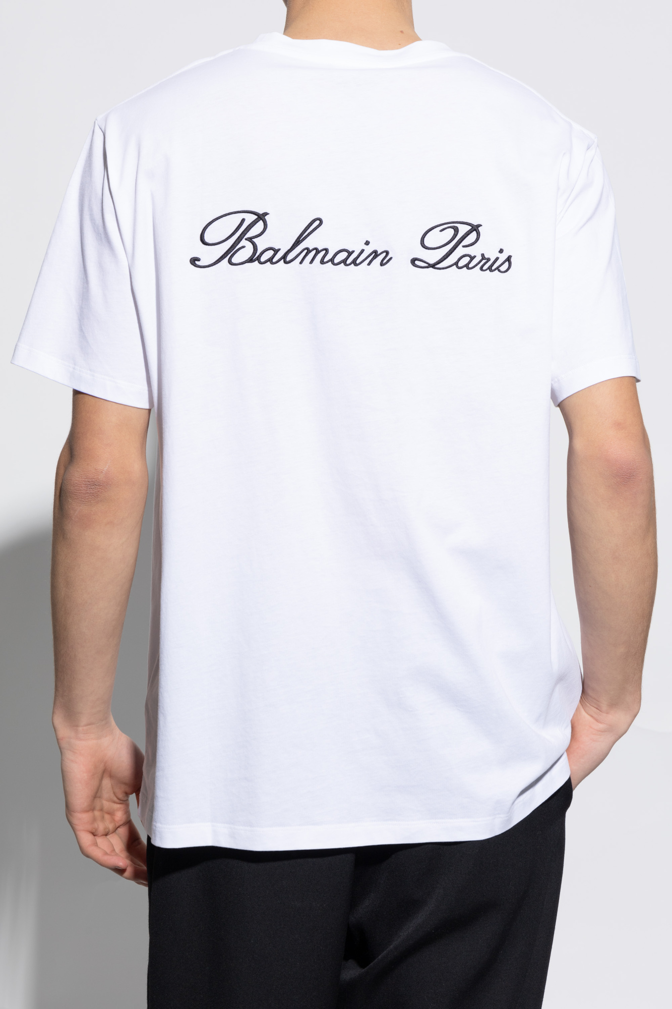 Tシャツ・カットソー BALMAIN Men T-shirt White EH1EG010BC86 GAB White Designer T-shirts - Men | Balmain